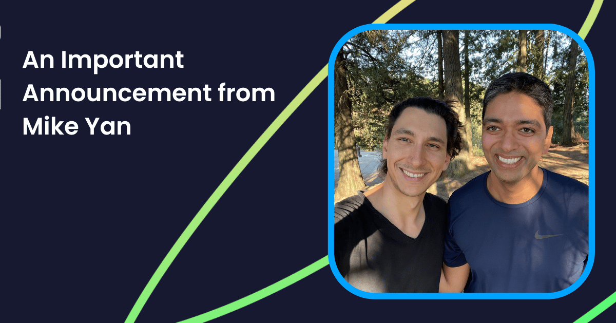 Important Announcement from Mike Yan