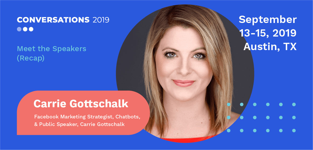 Conversations 2019 Meet the Speakers: Carrie Gottschalk (Recap)