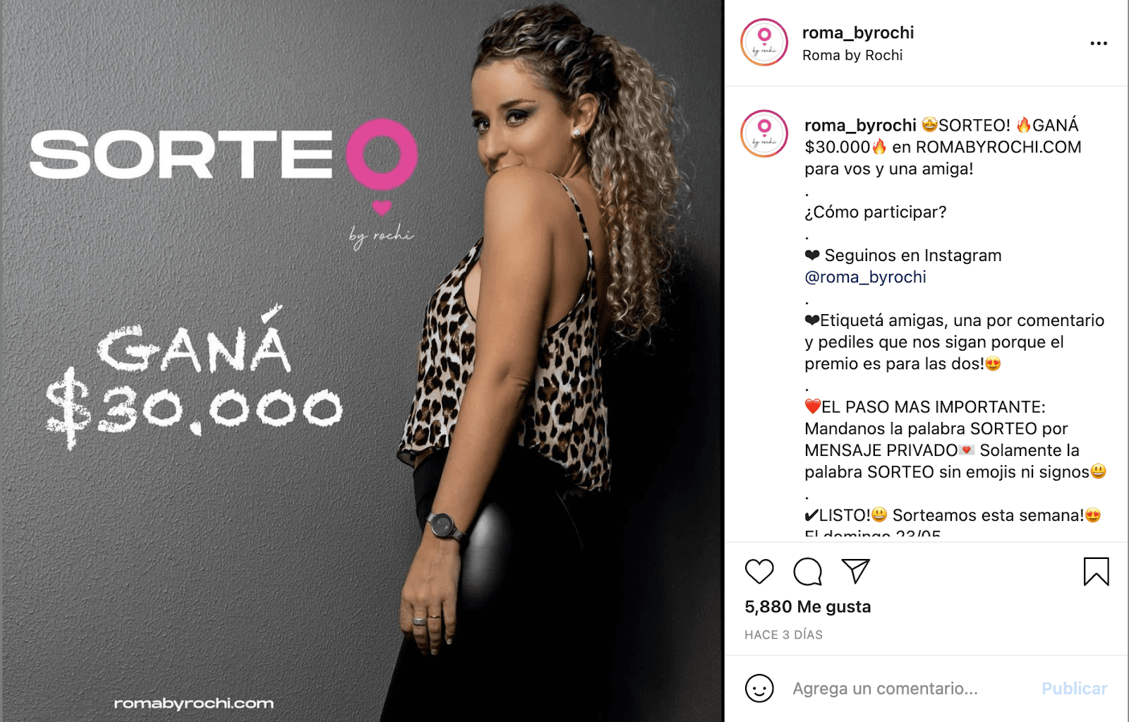 Roma by Rochi influencer program