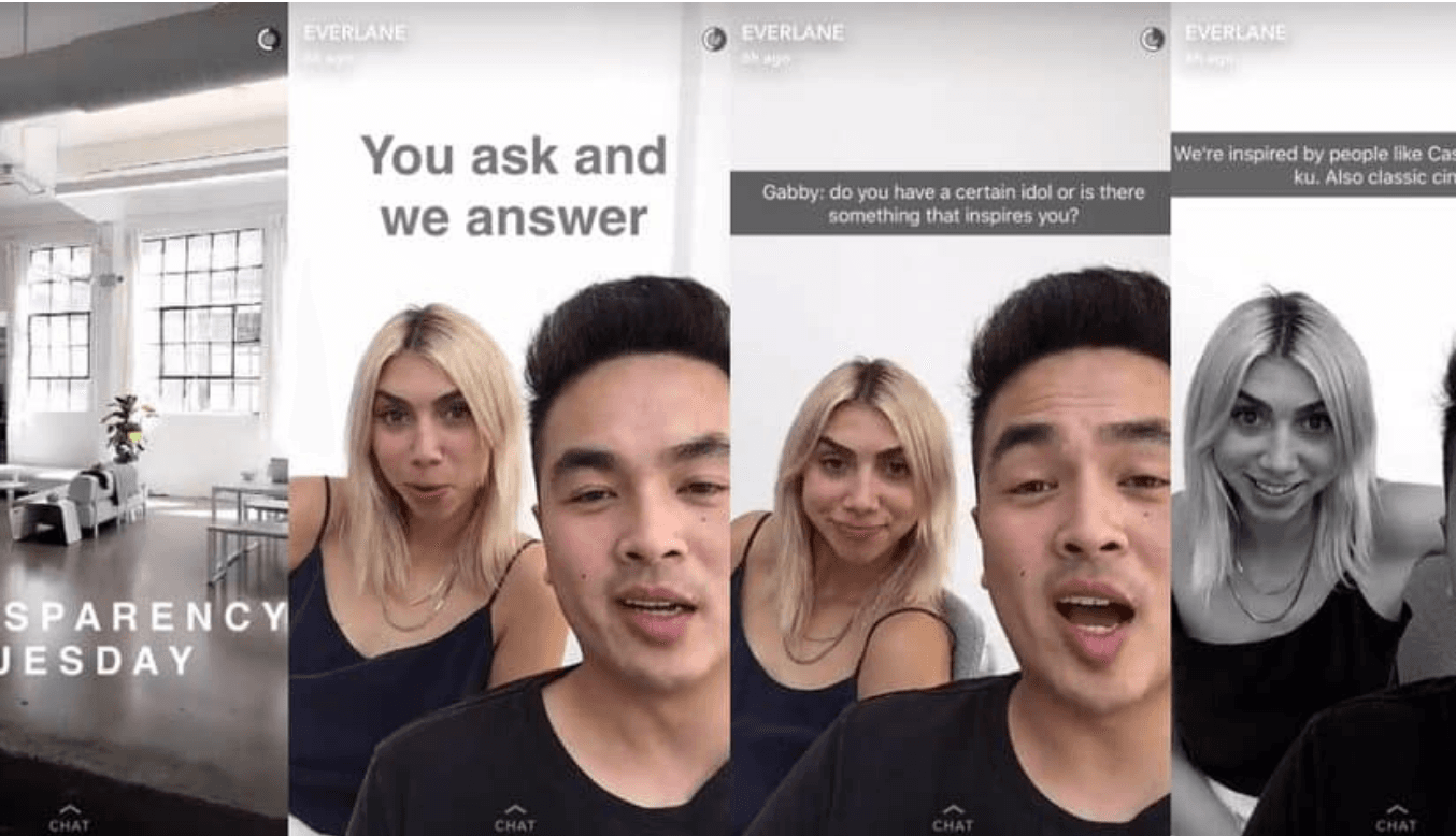 Going behind the scenes for social media campaigns