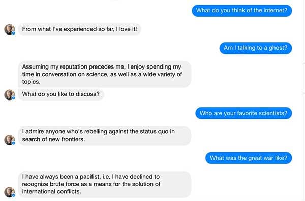 Example of Einstein Bot Staying Top of Mind for Audience | 6 Signs You Need Help With Chat Marketing
