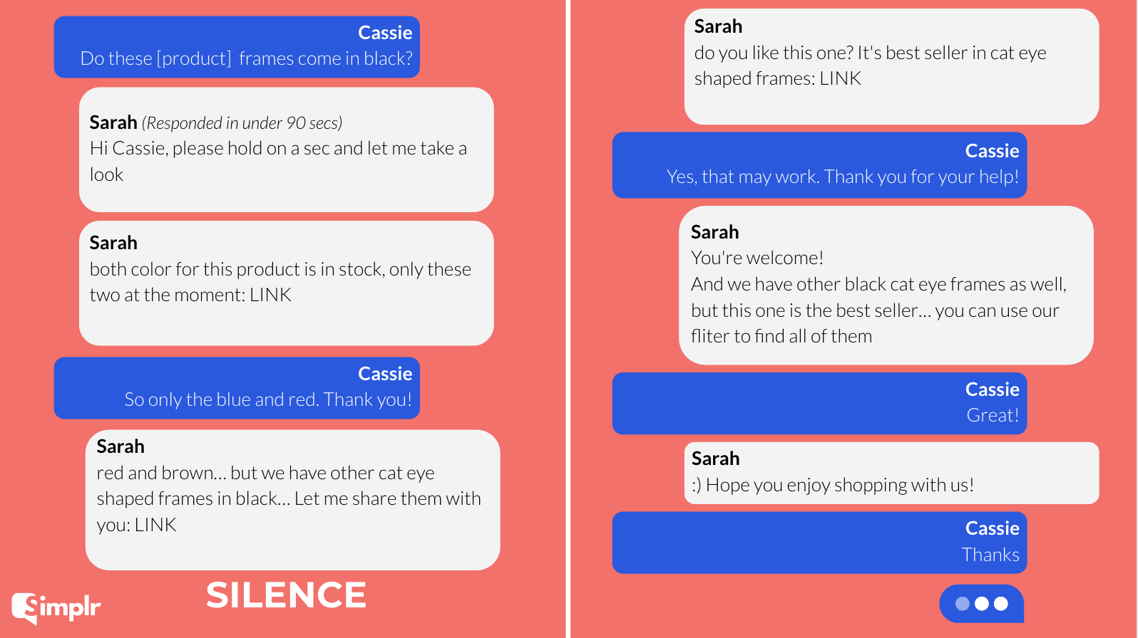 Example of Fast and Responsive Customer Service Using Chat Marketing | 6 Signs You Need Help With Chat Marketing