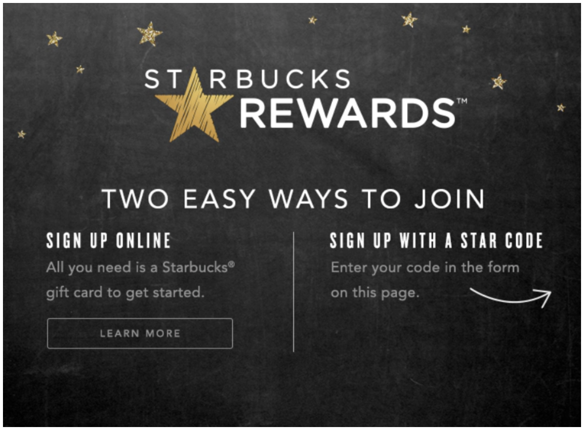 starbucks loyalty program | build a customer loyalty program