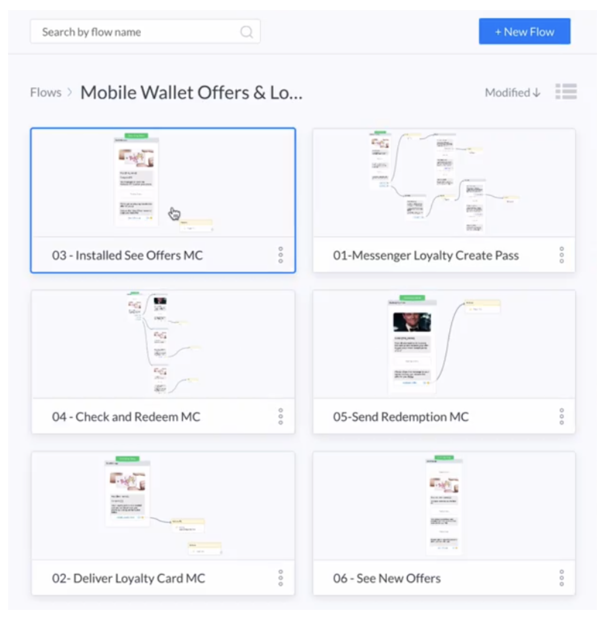 manychat flows for creating a messenger marketing loyalty program