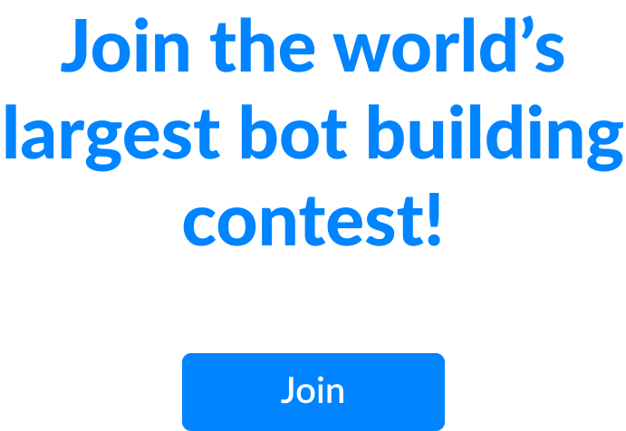ManyChat bot building contest 2018
