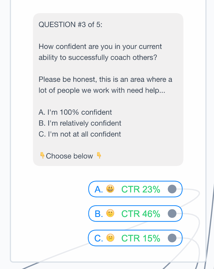 clear opening with manychat | selling with chatbots