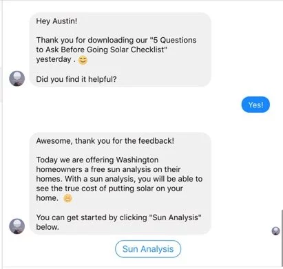 Follow-Up Message to Increase Chatbot Conversion Rate | Case Study Example