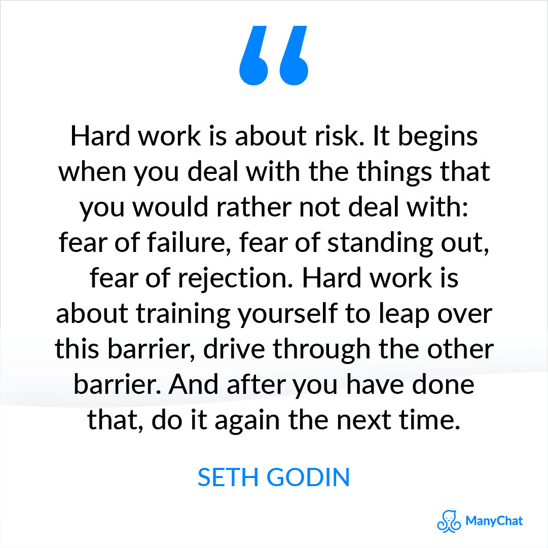 Seth Godin Motivational Sales Quote