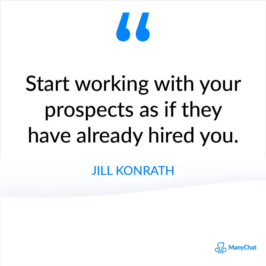 Motivational Sales Quote by Jill Konrath