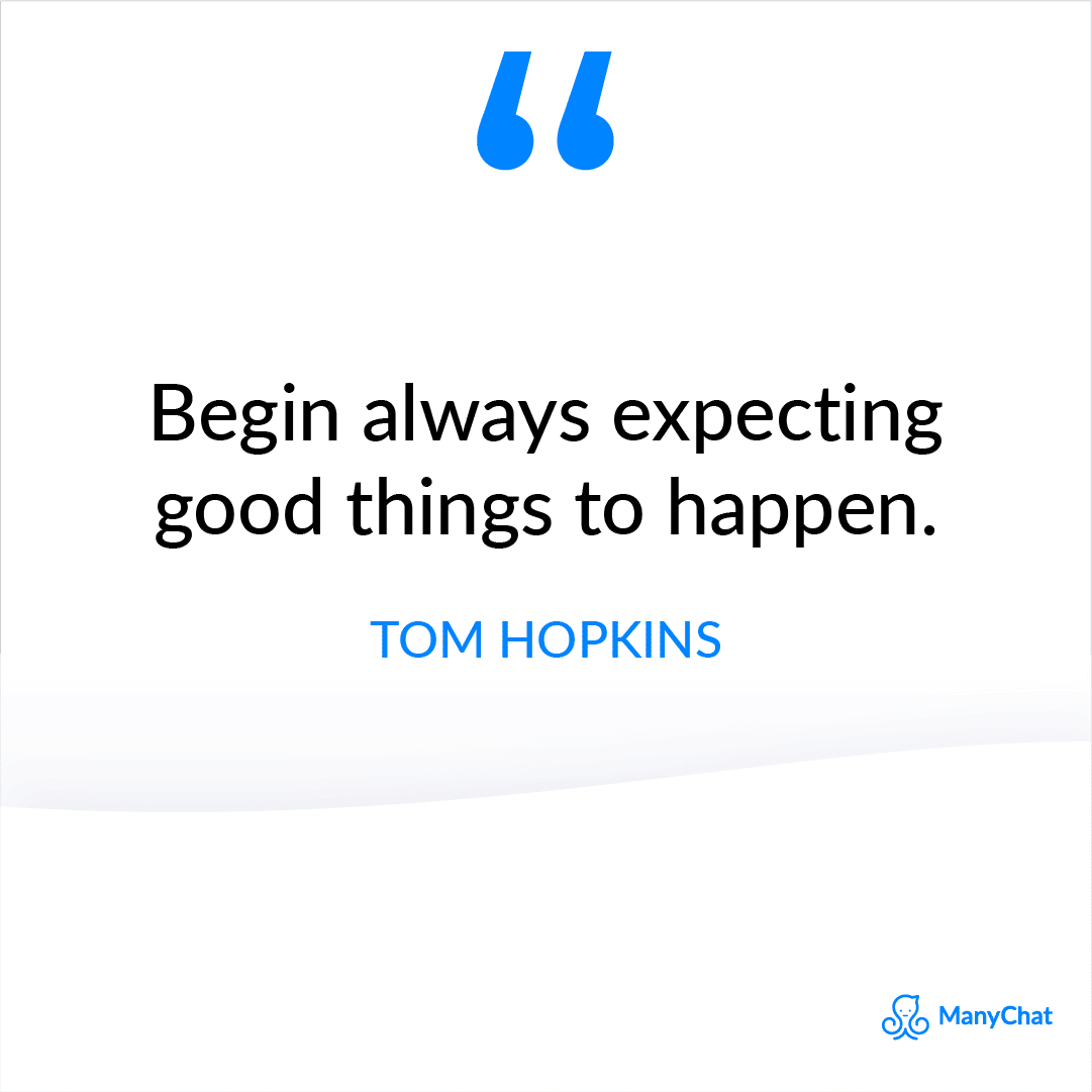 Inspirational Quote from Tom Hopkins