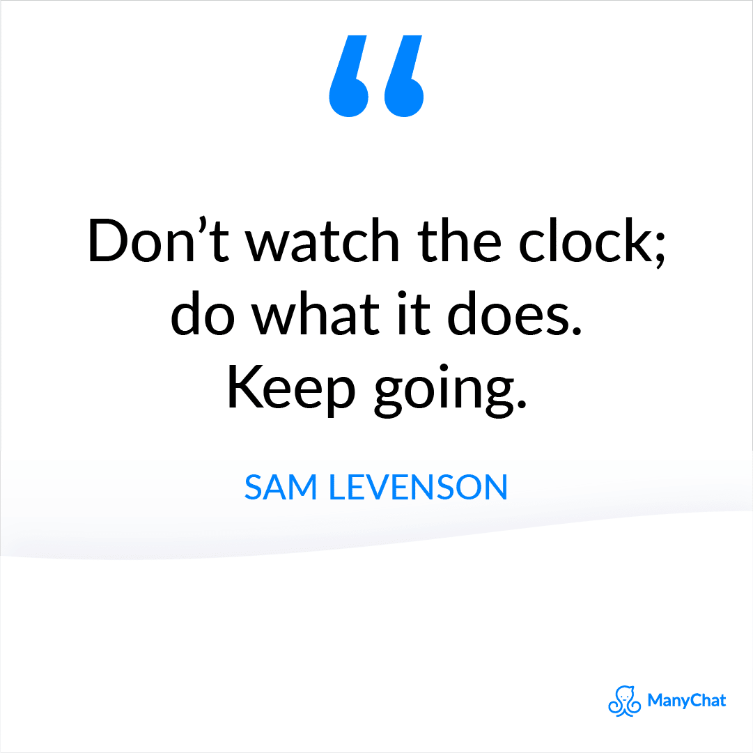 Short inspirational quote by Sam Levenson
