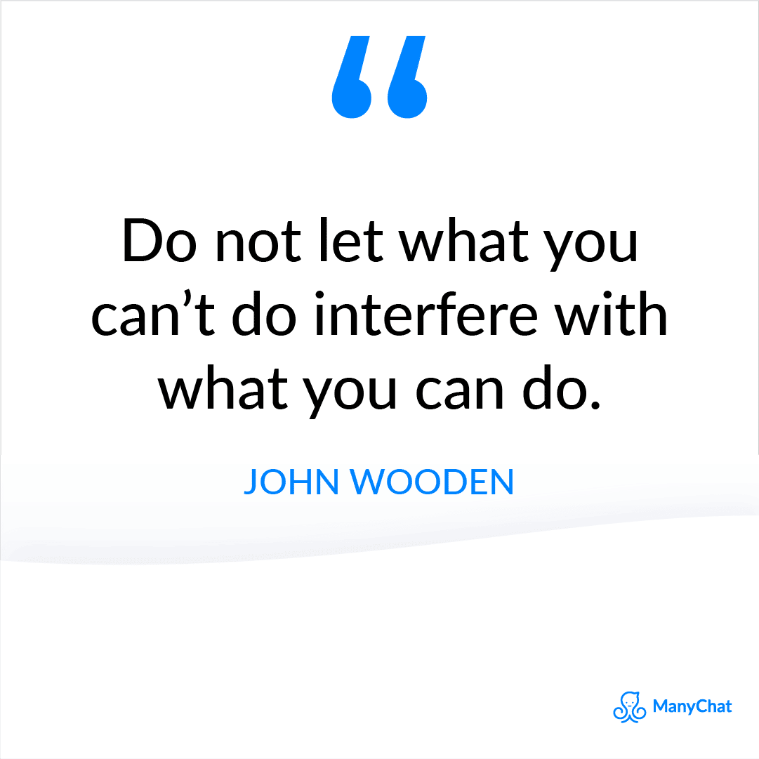 John Wooden Quote