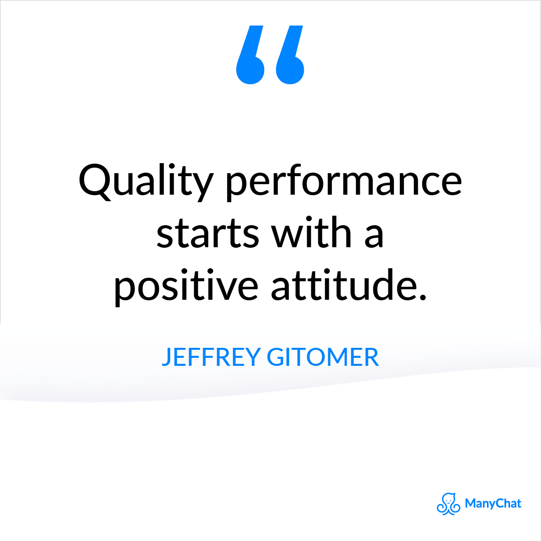 Positivity Sales Quote from Jeffrey Gitomer