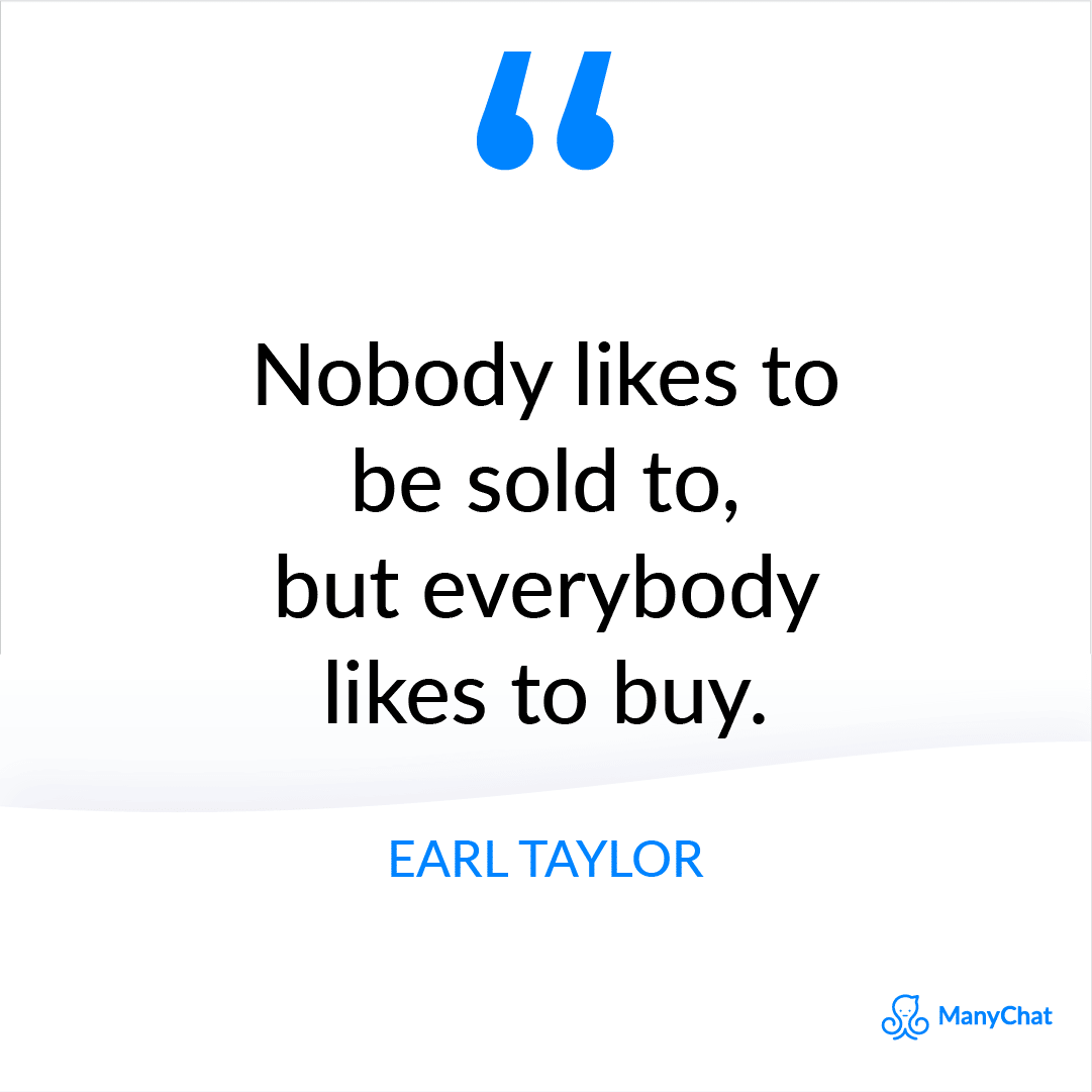 Motivational Sales Quote from Earl Taylor