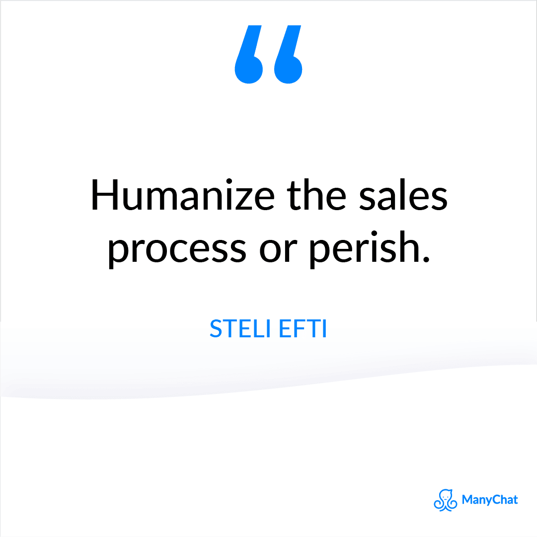 Sales Quote from Steli Efti