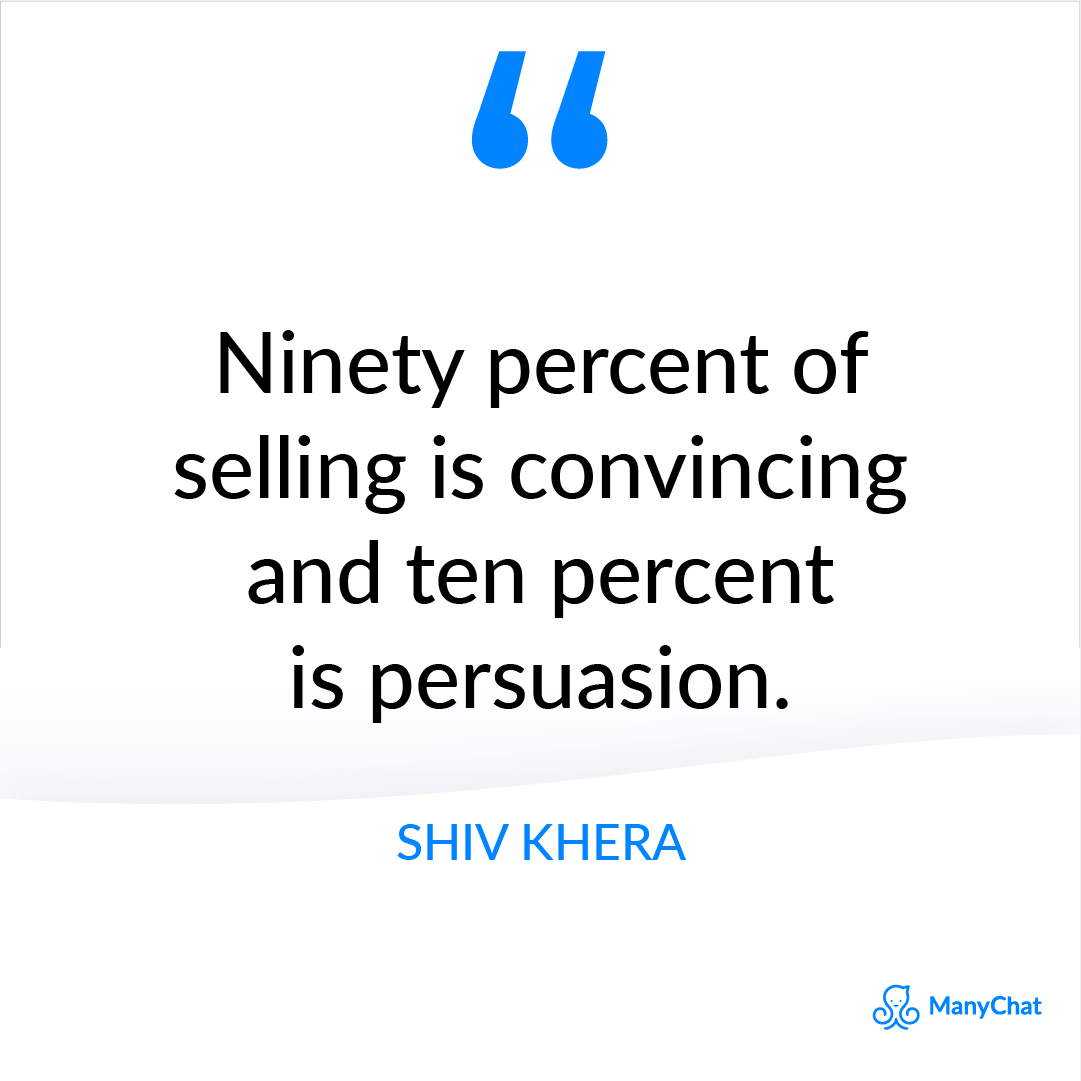 Sales Quote by Shiv Khera