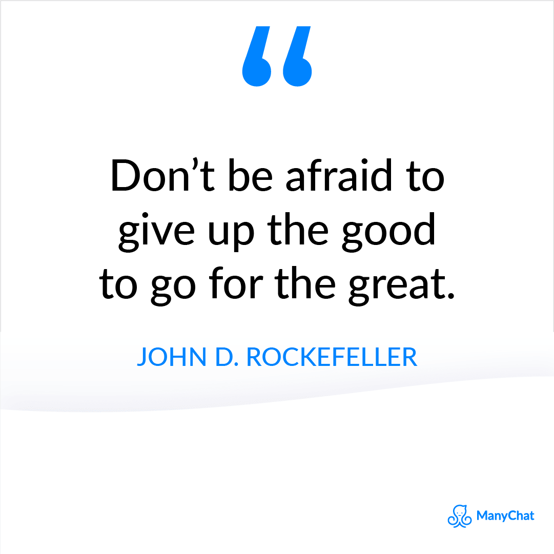 John D. Rockefeller Quote