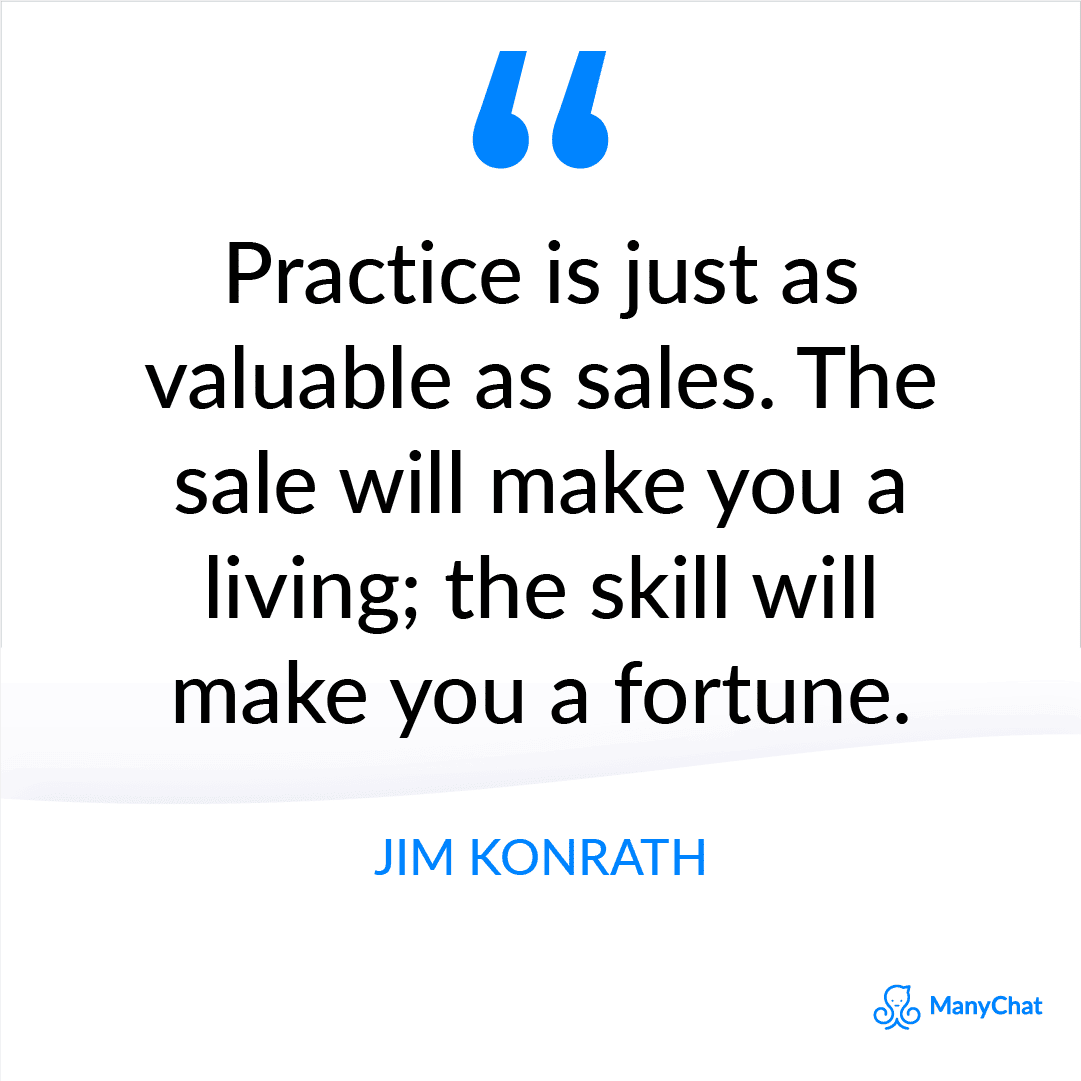 Sales Quote from Jim Konrath