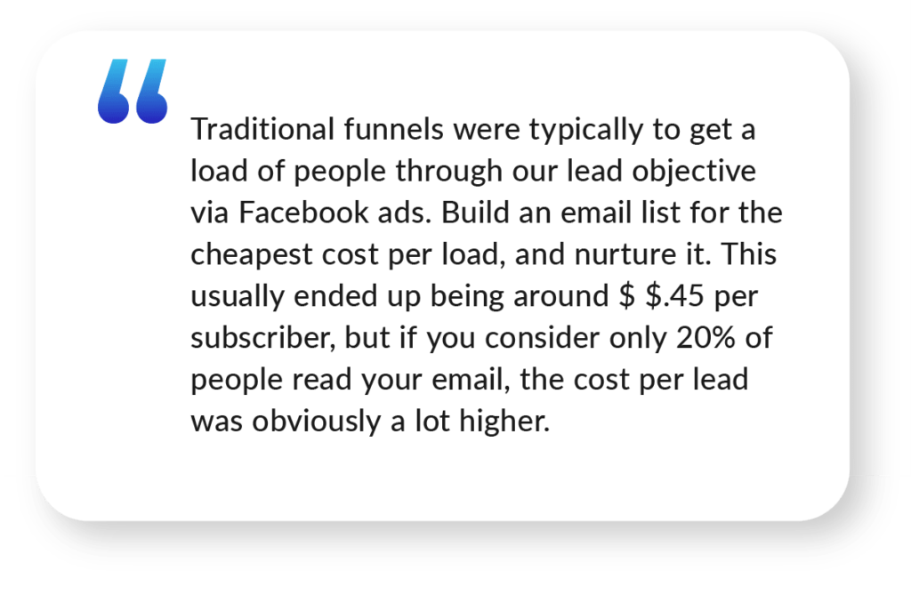 Jack Consalvi Quote about Marketing Funnels