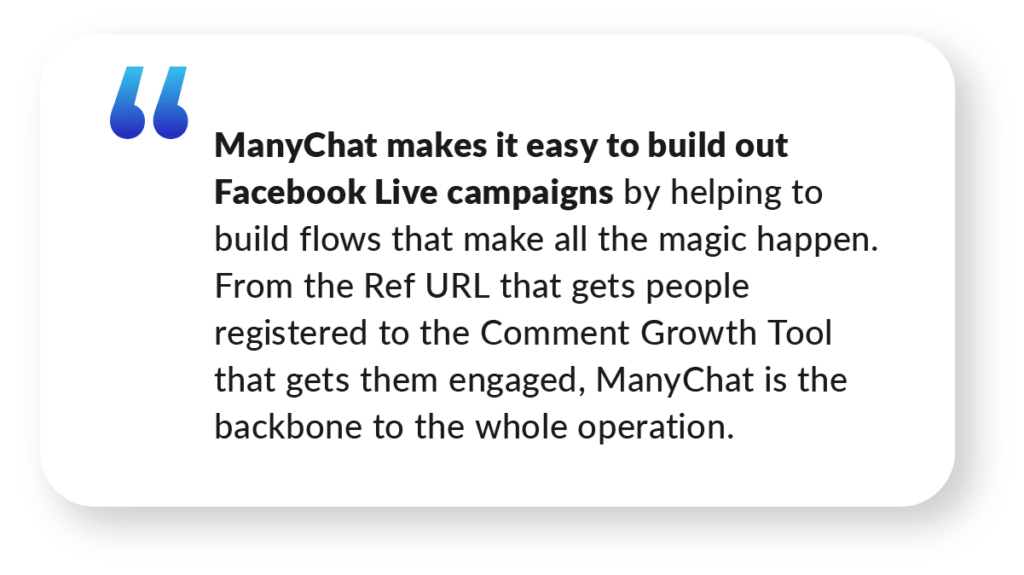 facebook live case study