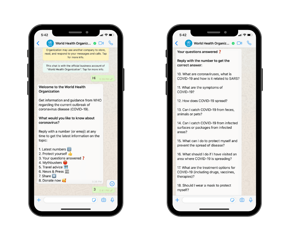 chatbot examples desktop