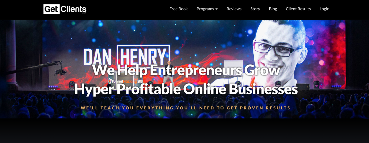 Get Clients Homepage