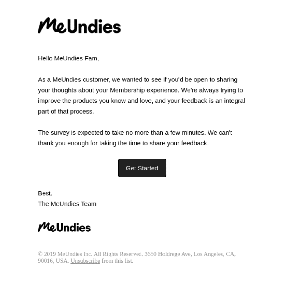 Ecommerce Email Marketing - MeUndies