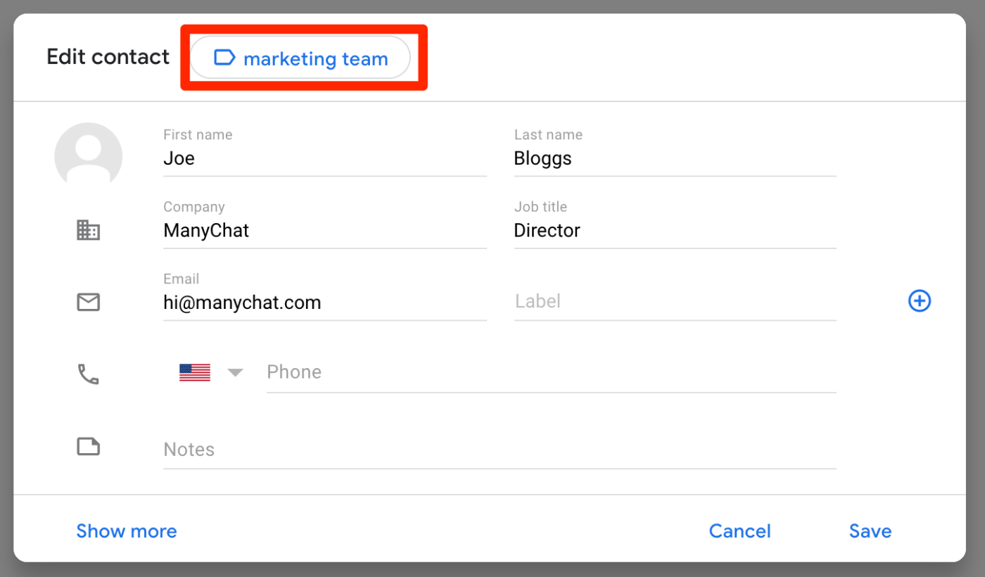 how to create email contact group in gmail