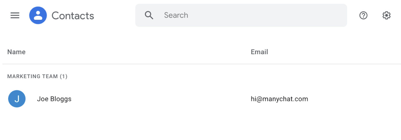 making an email group in gmail