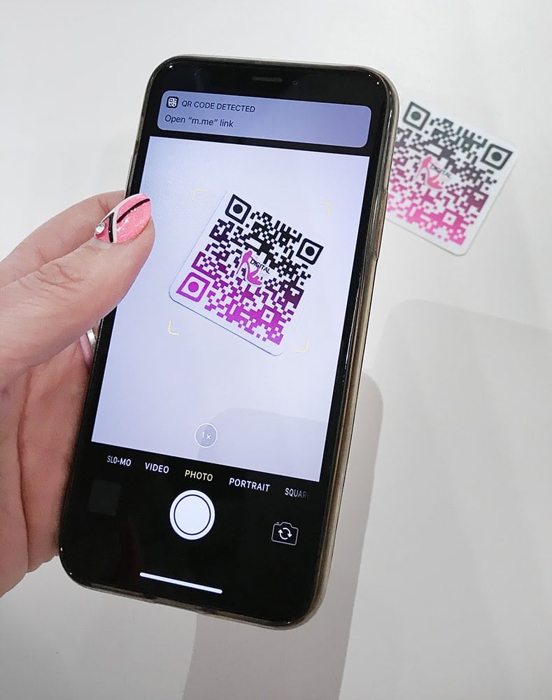 QR code stickers