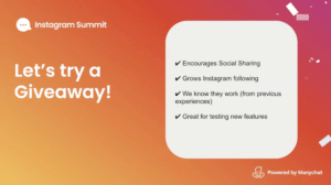 Stephen Bradeen and Gustavo Boregio shared how they created an interactive reward system for followers who engaged with a brand on Instagram.