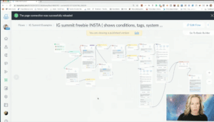 Kelly Noble Mirabella showed us how to take the templates in Flow Builder and make them your own.