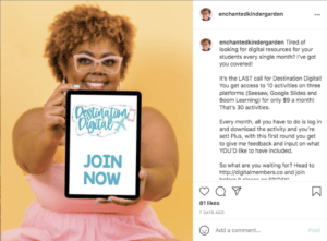 Take a look at how Instagram account @Enchantedkindergarden has planned her strategy around relevant products.