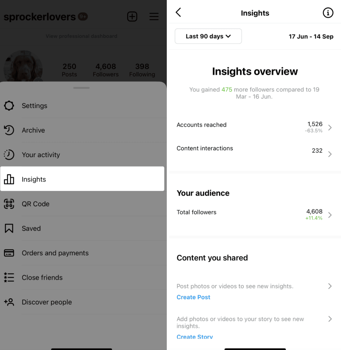 how to find ig analytics