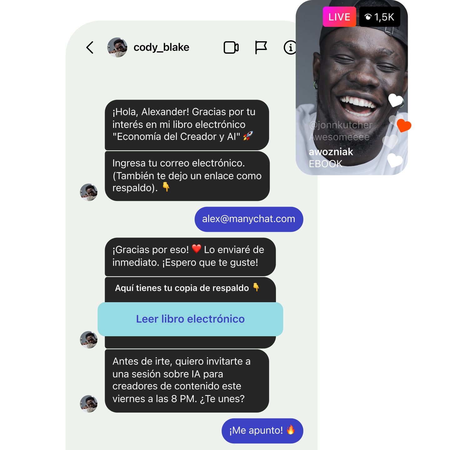 Instagram en Vivo image